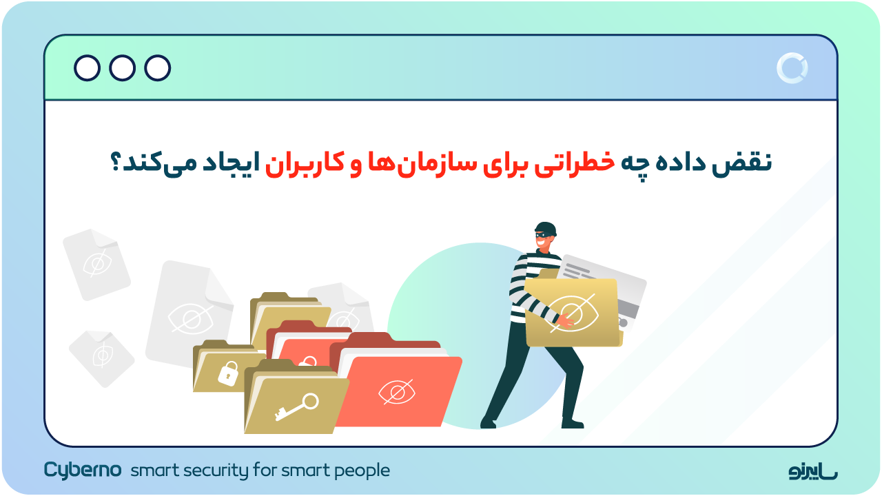 خطرات نقض داده | 5 مورد از مهم‌ترین تهدیدات داده‌های سرقتی